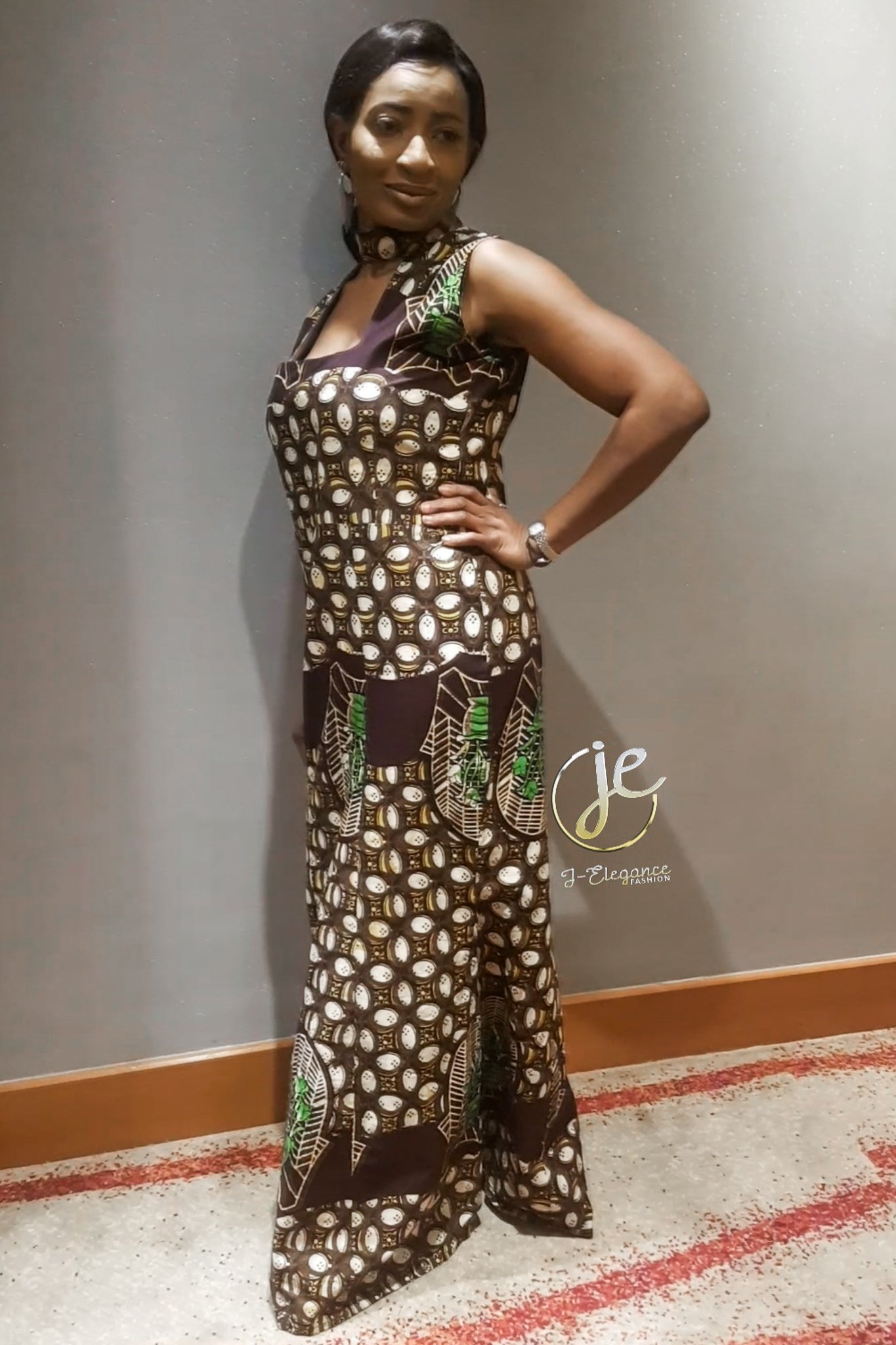 Halter-Neck Maxi Dress